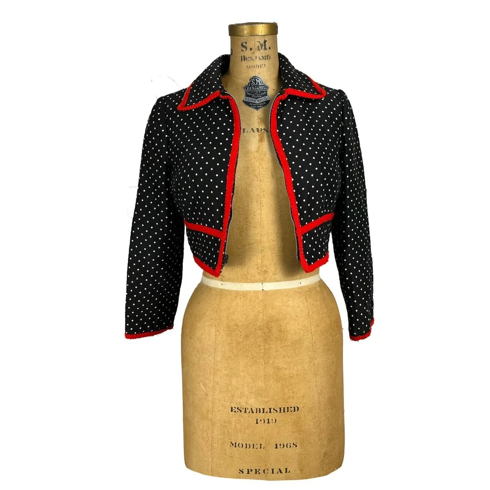 Vintage Designer Polka Dot Jacket - Picture 7 of 8